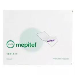 MEPITEL Silikonska mrežasta obloga 12x15 cm, sterilna, 5 kosov