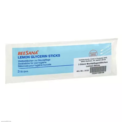 MUNDPFLEGESTÄBCHEN limonine palčke, 3 kosi