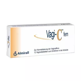 VAGI C Fem vaginalne tablete, 12 kosov