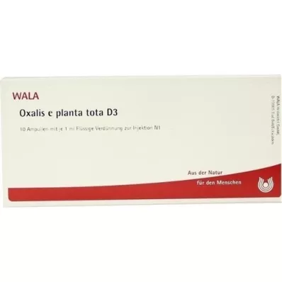 OXALIS E planta tota D 3 ampule, 10X1 ml