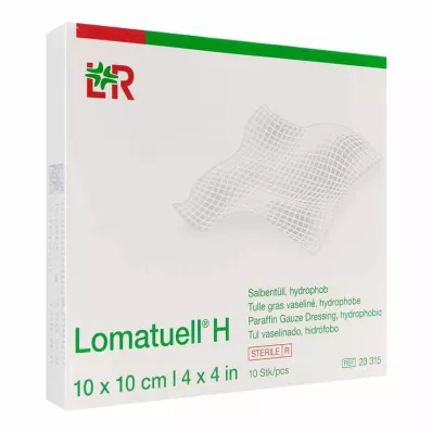 LOMATUELL H Mazilo tul 10x10 cm sterilno, 10 kosov LOMATUELL H Mazilo tul 10x10 cm sterilno, 10 kosov