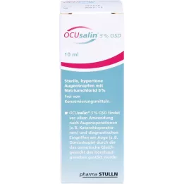 OCUSALIN 5 % OSD Kapljice za oči, 1X10 ml