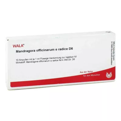 MANDRAGORA OFFICINARIUM e radice D 6 ampul, 10X1 ml