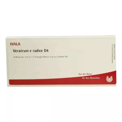 VERATRUM E radice D 4 ampule, 10X1 ml VERATRUM E radice D 4 ampule, 10X1 ml