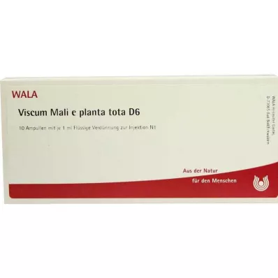 VISCUM MALI e planta tota D 6 ampul, 10X1 ml VISCUM MALI e planta tota D 6 ampul, 10X1 ml