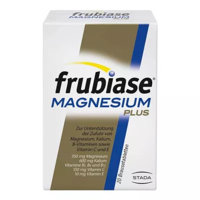 FRUBIASE MAGNESIUM Plus šumeče tablete, 20 kosov
