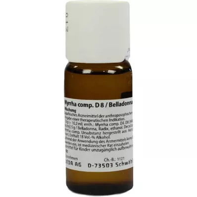 MYRRHA comp.D 8/Belladonna Radix D 10 aa mešanica, 50 ml MYRRHA comp.D 8/Belladonna Radix D 10 aa mešanica, 50 ml