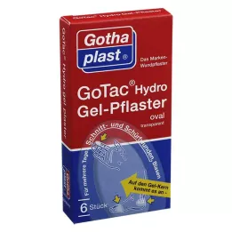 GOTAC Folija za rane z gelsko blazinico, 6 kosov