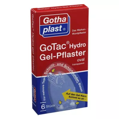 GOTAC Folija za rane z gelsko blazinico, 6 kosov