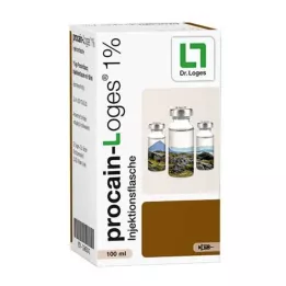 PROCAIN-Injekcijska steklenička Loges 1%, 100 ml