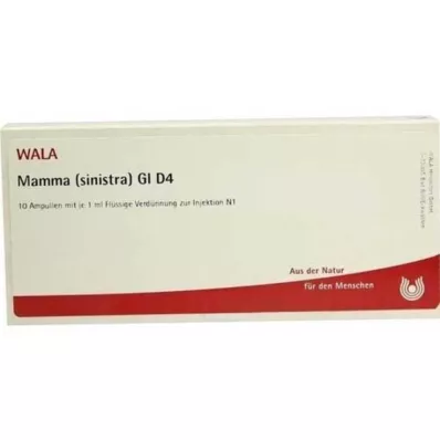 MAMMA SINISTRA GL D 4 ampule, 10X1 ml MAMMA SINISTRA GL D 4 ampule, 10X1 ml