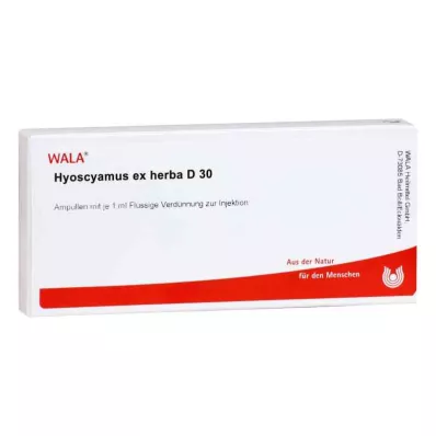 HYOSCYAMUS EX Herba D 30 ampul, 10X1 ml HYOSCYAMUS EX Herba D 30 ampul, 10X1 ml