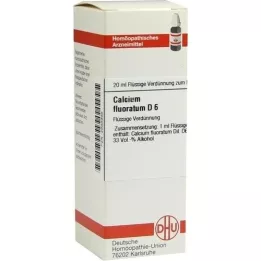 CALCIUM FLUORATUM Raztopina D 6, 20 ml