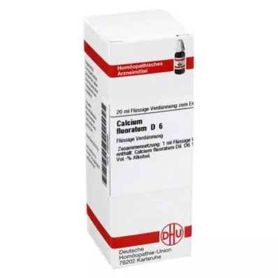 CALCIUM FLUORATUM Raztopina D 6, 20 ml CALCIUM FLUORATUM Raztopina D 6, 20 ml