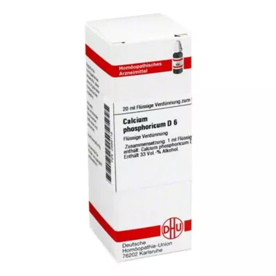 CALCIUM PHOSPHORICUM Raztopina D 6, 20 ml CALCIUM PHOSPHORICUM Raztopina D 6, 20 ml