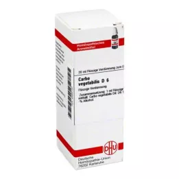 CARBO VEGETABILIS Raztopina D 6, 20 ml