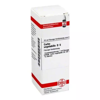 CARBO VEGETABILIS Raztopina D 6, 20 ml CARBO VEGETABILIS Raztopina D 6, 20 ml