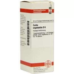 CARBO VEGETABILIS Raztopina D 6, 20 ml