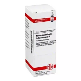 MERCURIUS SOLUBILIS Hahnemanni D 6 Raztopina, 20 ml
