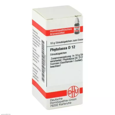 PHYTOLACCA D 12 kroglic, 10 g PHYTOLACCA D 12 kroglic, 10 g