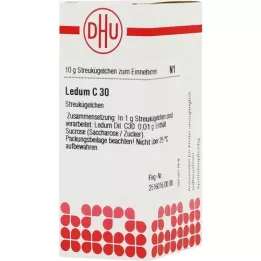 LEDUM C 30 kroglic, 10 g