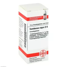SAMBUCUS NIGRA D 6 kroglic, 10 g