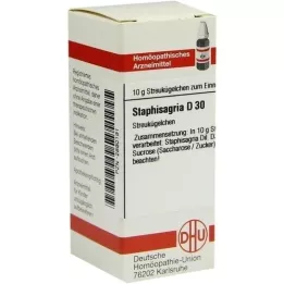 STAPHISAGRIA D 30 kroglic, 10 g