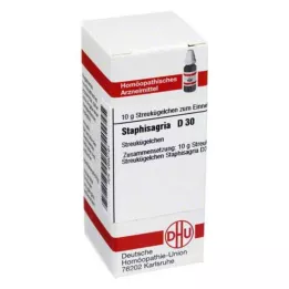 STAPHISAGRIA D 30 kroglic, 10 g