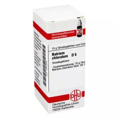 NATRIUM CHLORATUM D 6 kroglic, 10 g