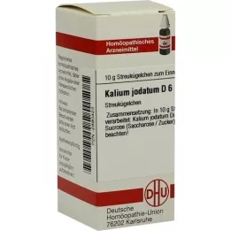 KALIUM JODATUM D 6 kroglic, 10 g