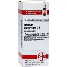 NATRIUM SULFURICUM D 6 kroglic, 10 g