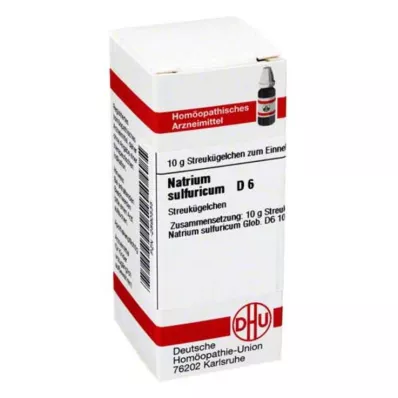 NATRIUM SULFURICUM D 6 kroglic, 10 g