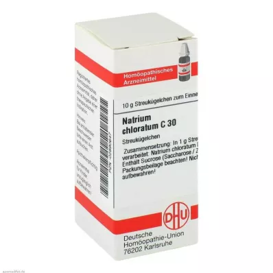 NATRIUM CHLORATUM C 30 kroglic, 10 g