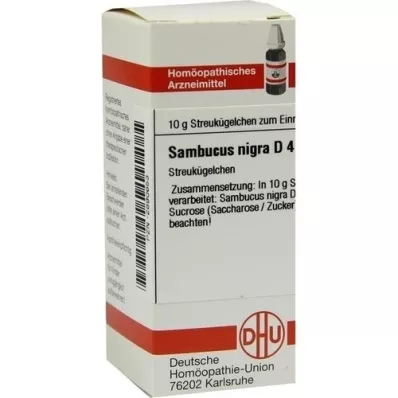 SAMBUCUS NIGRA D 4 globule, 10 g
