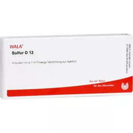 SULFUR D 12 ampul, 10X1 ml