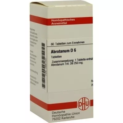 ABROTANUM D 6 tablete, 80 kapsul