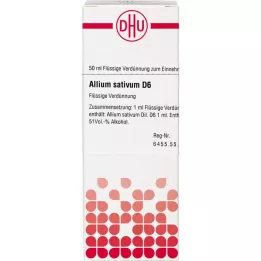 ALLIUM SATIVUM Raztopina D 6, 50 ml