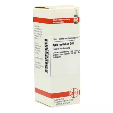 APIS MELLIFICA Raztopina D 8, 20 ml