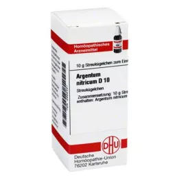 ARGENTUM NITRICUM D 10 globul, 10 g