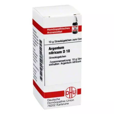 ARGENTUM NITRICUM D 10 globul, 10 g