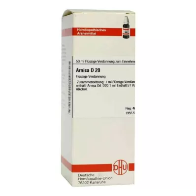 ARNICA Raztopina D 20, 50 ml ARNICA Raztopina D 20, 50 ml