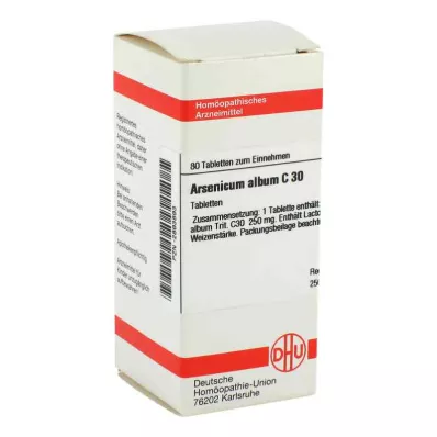ARSENICUM ALBUM C 30 tablet, 80 kosov ARSENICUM ALBUM C 30 tablet, 80 kosov
