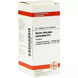 AURUM CHLORATUM NATRONATUM D 6 tablete, 80 kapsul