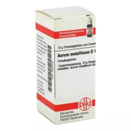 AURUM METALLICUM D 10 kroglic, 10 g