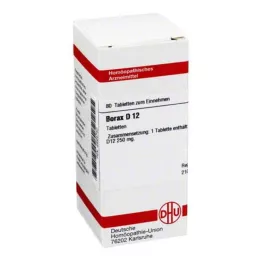 BORAX D 12 tablet, 80 kapsul