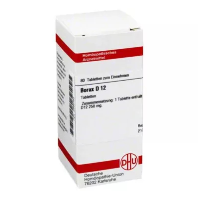 BORAX D 12 tablet, 80 kapsul BORAX D 12 tablet, 80 kapsul