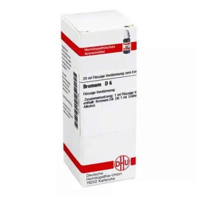 BROMUM Raztopina D 6, 20 ml