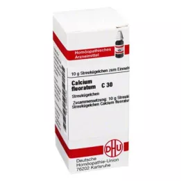 CALCIUM FLUORATUM C 30 kroglic, 10 g