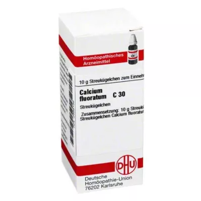 CALCIUM FLUORATUM C 30 kroglic, 10 g