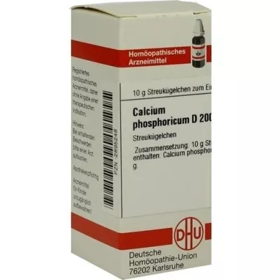 CALCIUM PHOSPHORICUM D 200 kroglic, 10 g